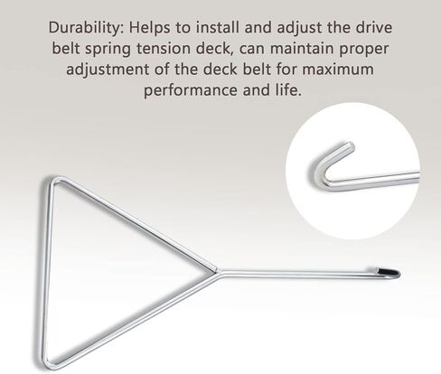 604462 Deck Hook Chain Belt Spring Tension Tool, for Hustler Mower Deck Tension Spring Chain Installation Hook, Durable and not Easy to Break in Kuwait
