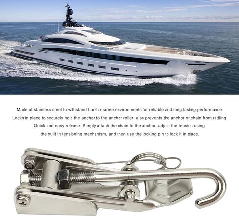 Chain Tensioner, Stainless Steel, 8-/4x1-3/8 Inch, Rustproof, Secure Anchoring for Boats and Yachts in Kuwait