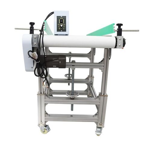 PU Inclined Wall Conveyor Belt 48inch Length 20inch Width Aluminum Conveyor Machine Industrial Transport Conveyor 110V in Saudi Arabia
