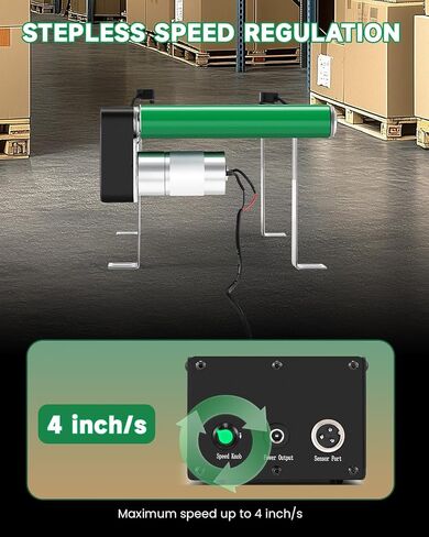 Belt Conveyor 39 inch Conveyor with Sensor, Multi Operation Program, Desktop Version Step-Less Speed Adjustment PVC Belt Conveyor for Packaging Factory, Production Line, Home in Kuwait