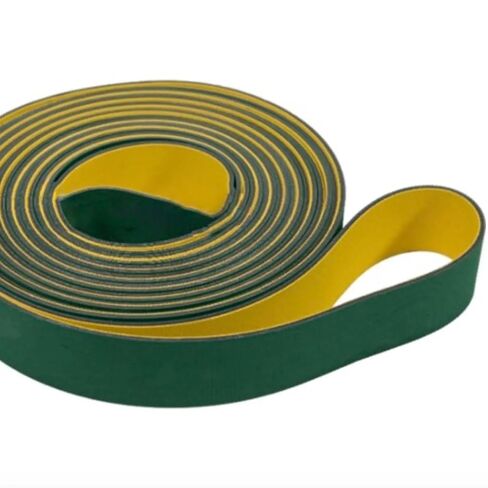 1 قطعة ورقة النايلون الأصفر والأخضر سميكة 2 مللي متر قاعدة الفرقة آلات عالية السرعة حزام نقل مقاومة للاهتراء حزام ناقل (1250x30x2 مللي متر) in Kuwait