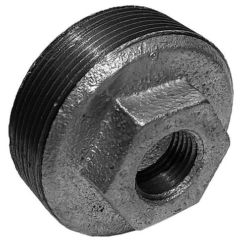 2" MNPT x 1/2" FNPT Galvanized Hex Bushing in Kuwait