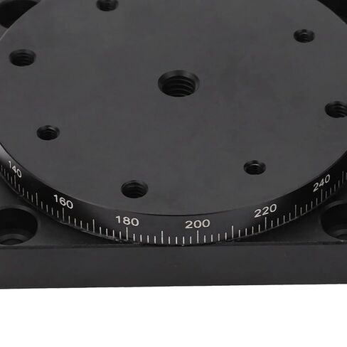 RS60 L Manual Rotary Stage, R Axis Rotation Platform with 2.36 inches Table Diameter, Aluminum Alloy Precision Sliding Table for Optical Adjustment in Kuwait