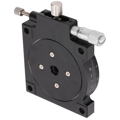 RS60 L Manual Rotary Stage, R Axis Rotation Platform with 2.36 inches Table Diameter, Aluminum Alloy Precision Sliding Table for Optical Adjustment in Kuwait