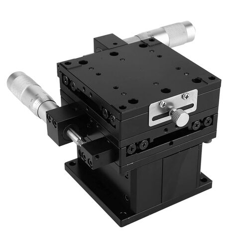 XYZ Linear Stage, 80X80mm XYZ Linear Stage Trimming Bearing Fine Tuning Sliding Table for Capacitive , Linear Roller Bearings in Saudi Arabia