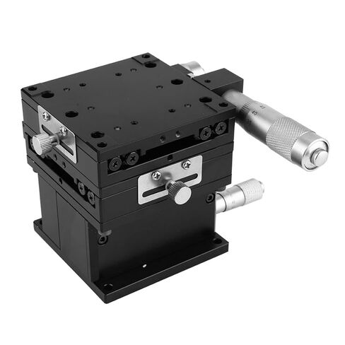 XYZ Linear Stage, 80X80mm XYZ Linear Stage Trimming Bearing Fine Tuning Sliding Table for Capacitive , Linear Roller Bearings in Saudi Arabia