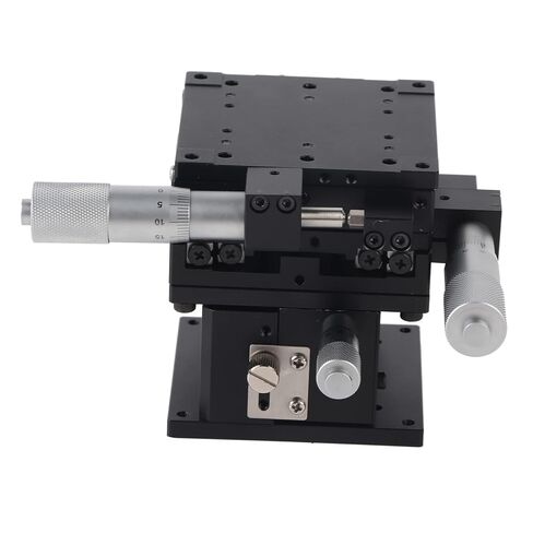 XYZ Linear Stage, 80X80mm XYZ Linear Stage Trimming Bearing Fine Tuning Sliding Table for Capacitive , Linear Roller Bearings in Saudi Arabia