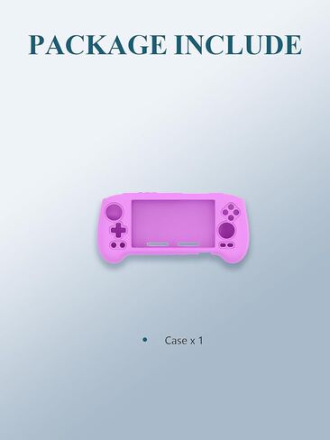 Silicone Case for Anbernic RG556 Retro Video Handheld Game Console 5.48-inch,Full Body Soft Silicone Handheld Game Console Drop-Proof Protector Case with Shockproof,Non-Slip,Anti-Collision,Black in Saudi Arabia