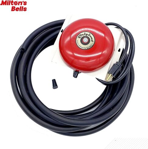 طقم جرس الممر الأصلي من ميلتون بيلز مع خرطوم إشارة بطول 25 بوصة لأجهزة إنذار الممرات السكنية أو الصناعية in Kuwait