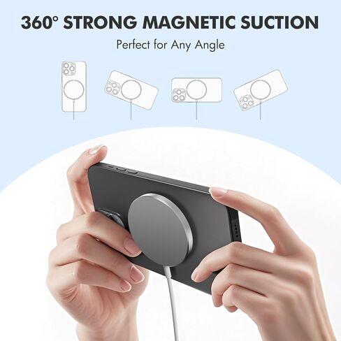 3-in-1 Charging Station for iPhone: Wireless Charger for iPhone 16e 16 15 14 13 12 11 Pro Max - for Apple Watch 10 to 2 Ultra&SE - for AirPods 4 3 2 Pro - Qi Fast Charger Portable Travel Nightstand in Kuwait