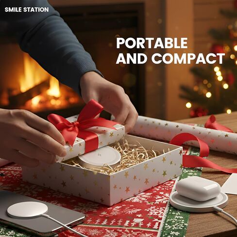 3-in-1 Charging Station for iPhone: Wireless Charger for iPhone 16e 16 15 14 13 12 11 Pro Max - for Apple Watch 10 to 2 Ultra&SE - for AirPods 4 3 2 Pro - Qi Fast Charger Portable Travel Nightstand in Kuwait