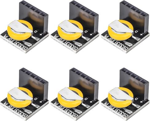 DS3231 RTC Module, 3.3V/5V High-Precision Real Time Clock Compatible with Arduino Raspberry Pi - 6PCS in Saudi Arabia