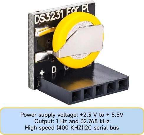 DS3231 RTC Module, 3.3V/5V High-Precision Real Time Clock Compatible with Arduino Raspberry Pi - 6PCS in Saudi Arabia