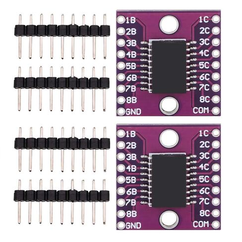 ULN2803A Module Darlington Transistor Array Driver Breakout Board, 2Pcs High Current Voltage Driver, Electric Component for Relay Drivers, with High Withstand Voltage in Saudi Arabia