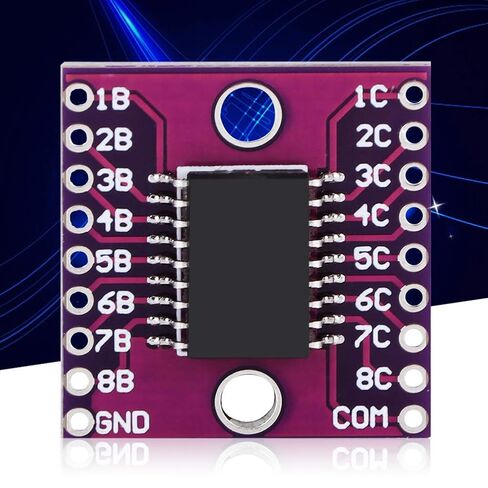 ULN2803A Module Darlington Transistor Array Driver Breakout Board, 2Pcs High Current Voltage Driver, Electric Component for Relay Drivers, with High Withstand Voltage in Saudi Arabia