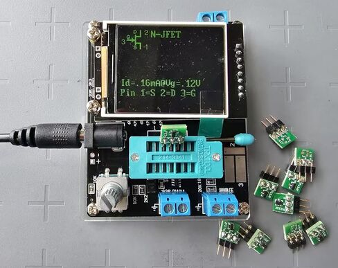 J201 JFET FET Transistor, 12 pcs incl. sockets in Kuwait
