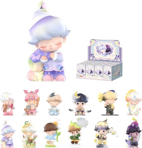 POP MART DIMOO Weaving Wonders Series Figures, DIMOO Blind Box Figures, Random Design Action Figures Collectible Toys Home Decorations, Holiday Birthday Gifts, Single Box in Kuwait