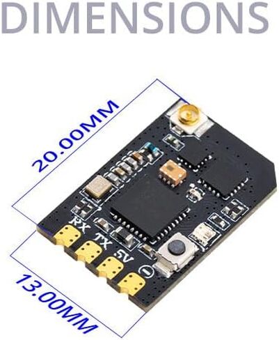 Radiomaster XR1 2.4GHz Sub-G 900MHz Dual-Band Semtech LR1121 Transceiver Nano Multi-Frequency ExpressLRS Receiver (Dual-Band Antenna) in Saudi Arabia