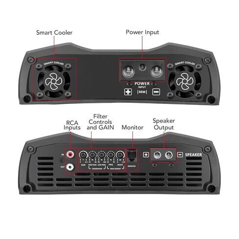 Taramps Smart 3 3000W RMS Multi-Impedance Full Range Monoblock Amplifier in Kuwait
