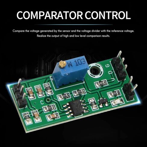 3Pcs LM393 3.5-24V Voltage Comparator Module with LED Indicator High Level Output Analog Comparator Control in Saudi Arabia