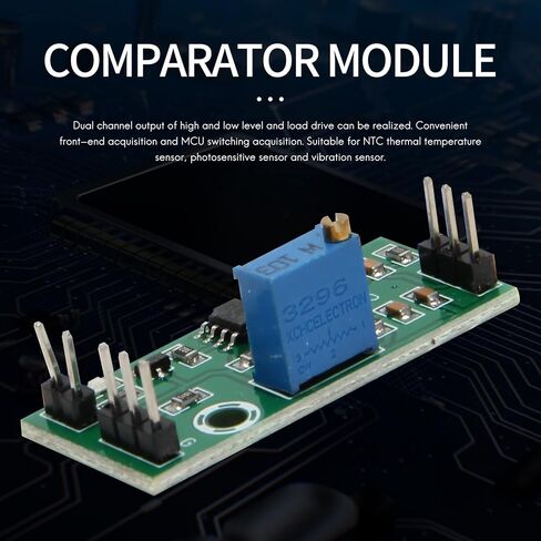 3Pcs LM393 3.5-24V Voltage Comparator Module with LED Indicator High Level Output Analog Comparator Control in Saudi Arabia