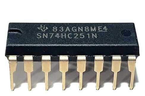 SN74HC251N SN74HC251 74HC251 محددات البيانات/وحدات الإرسال المتعددة مع مخرجات ثلاثية الحالات IC DIP-16 (حزمة من 20) in Saudi Arabia