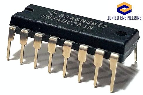SN74HC251N SN74HC251 74HC251 محددات البيانات/وحدات الإرسال المتعددة مع مخرجات ثلاثية الحالات IC DIP-16 (حزمة من 20) in Saudi Arabia