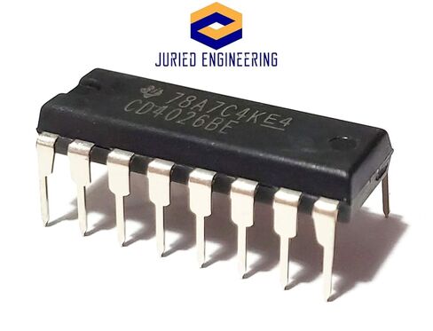 CD4026BE CD4026 CD4026 CMOS Decade Counter/Divider with Decoded 7-Segment Display Outputs and Display Enable Breadboard-Friendly IC DIP-16 (Pack of 5) in Saudi Arabia