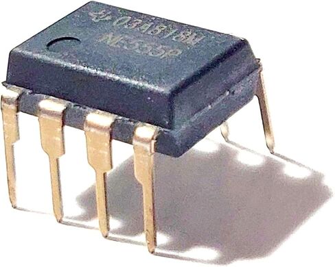 NE555P NE555 555 Single Precision Timer Breadboard-Friendly IC DIP-8 (Pack of 5) in Saudi Arabia