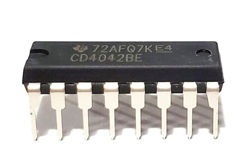CD4042BE CD4042 CD4042 CMOS Quad Clocked 'D' Latch Breadboard-Friendly IC DIP-16 (Pack of 10) in Saudi Arabia