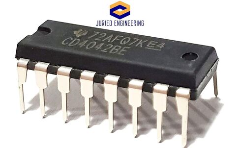 CD4042BE CD4042 CD4042 CMOS Quad Clocked 'D' Latch Breadboard-Friendly IC DIP-16 (Pack of 10) in Saudi Arabia