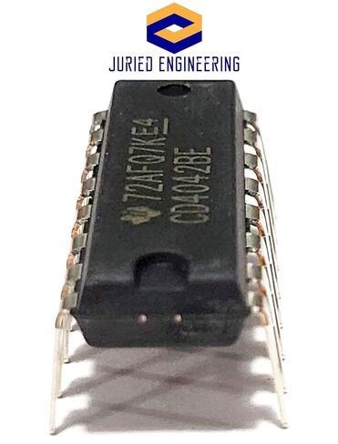 CD4042BE CD4042 CD4042 CMOS Quad Clocked 'D' Latch Breadboard-Friendly IC DIP-16 (Pack of 10) in Saudi Arabia