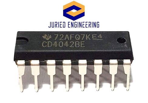 CD4042BE CD4042 CD4042 CMOS Quad Clocked 'D' Latch Breadboard-Friendly IC DIP-16 (Pack of 10) in Saudi Arabia