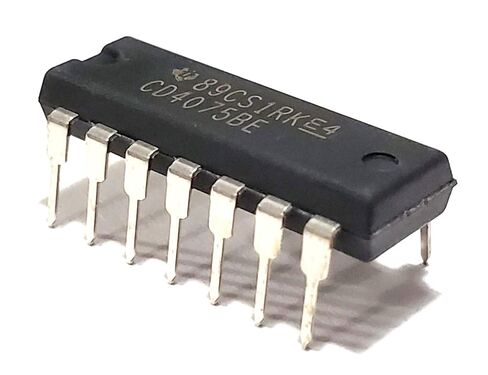 CD4075BE CD4075B CD4075 4075 CMOS ثلاثي 3 مدخلات أو بوابة IC DIP-14 (عبوة من 10) in Kuwait