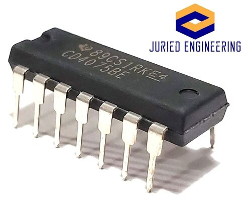 CD4075BE CD4075B CD4075 4075 CMOS ثلاثي 3 مدخلات أو بوابة IC DIP-14 (عبوة من 10) in Kuwait