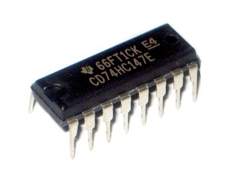 CD74HC147E CD74HC147 74HC147 منطق CMOS عالي السرعة 10 إلى 4 خطوط تشفير الأولوية IC DIP-16 (عبوة من 5) in Kuwait