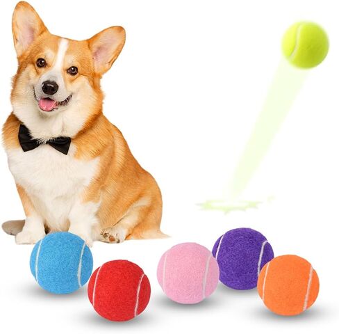 Mini Tennis Balls, 6 Pack 2 inch Dog Tennis Balls, Easy Catching Pet Playing Ball for 2 inch Dog Ball Launcher in Kuwait