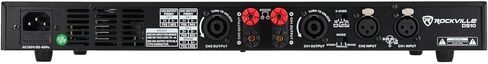 Rockville DS10 2-Channel Power Amplifier 4000W Peak / 1000W RMS, 1U Rack Mount, Class D, Pro Audio DJ Amp for Speakers or Subs in Saudi Arabia