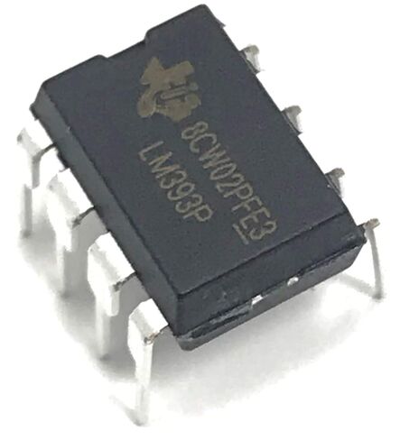 LM393P LM393 مقارنات تفاضلية مزدوجة DIP-8 صديقة للوحة التجارب (عبوة من 3) in Kuwait