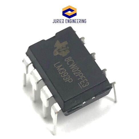 LM393P LM393 مقارنات تفاضلية مزدوجة DIP-8 صديقة للوحة التجارب (عبوة من 3) in Kuwait