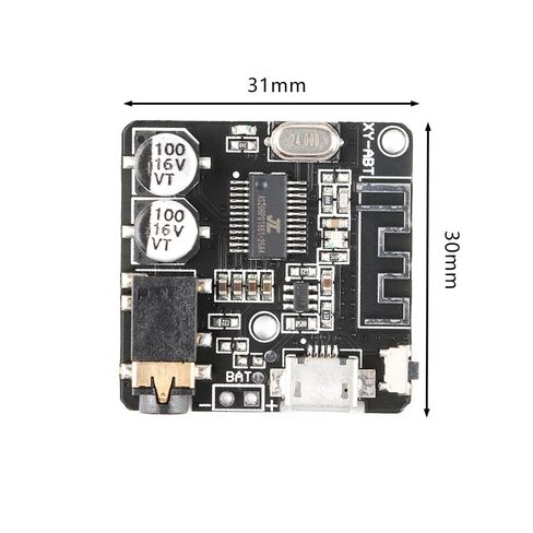 3pcs BLE 5.0 Audio Receiver Module, 5W×2 Amplifier, ±0.03% THD+N, ≥90dB SNR, -20°C to +85°C, A2DP/AVRCP Support in Saudi Arabia