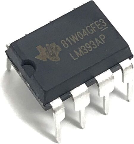 LM393AP LM393 Precision Dual Differential Comparator, Industrial Grade IC DIP-8 Breadboard-Friendly (Pack of 10) in Saudi Arabia