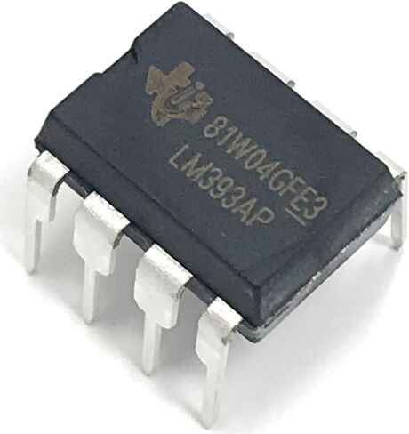 LM393AP LM393 Precision Dual Differential Comparator, Industrial Grade IC DIP-8 Breadboard-Friendly (Pack of 10) in Saudi Arabia