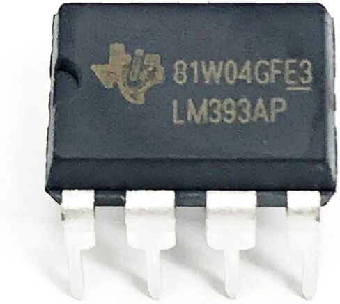 LM393AP LM393 Precision Dual Differential Comparator, Industrial Grade IC DIP-8 Breadboard-Friendly (Pack of 10) in Saudi Arabia