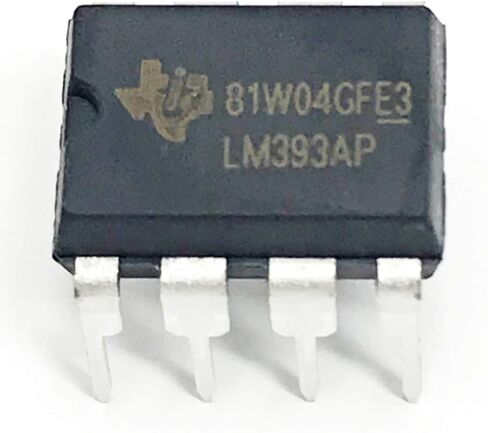 LM393AP LM393 Precision Dual Differential Comparator, Industrial Grade IC DIP-8 Breadboard-Friendly (Pack of 10) in Saudi Arabia