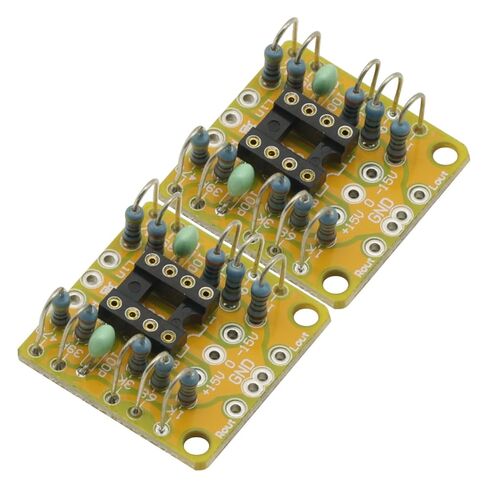 2Pcs Dual ‌Operational Amplifier‌ Board Preamp DC Amplification PCB for NE5532 OPA2134 OPA2604 AD826 OPA2111 in Saudi Arabia
