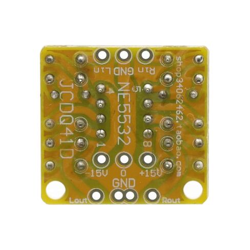 2Pcs Dual ‌Operational Amplifier‌ Board Preamp DC Amplification PCB for NE5532 OPA2134 OPA2604 AD826 OPA2111 in Saudi Arabia