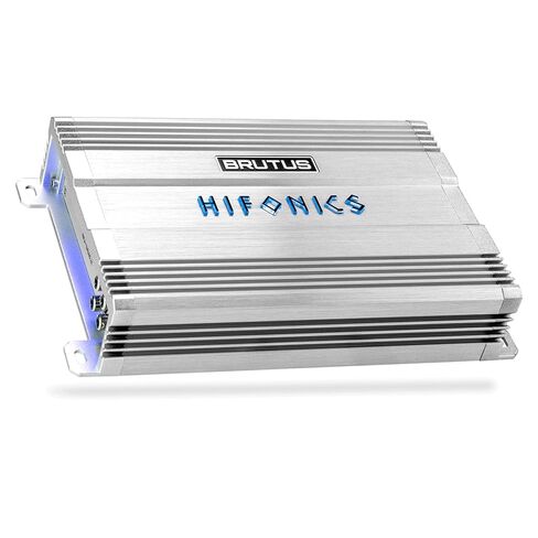 Hifonics Brutus BG 560 Watt 2 Channel Amplifier with Built-in UV Meter, Dual Toroidal Transformer PWM Power Supply and Shielded Inductors, Silver in Saudi Arabia