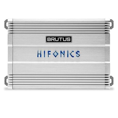 Hifonics Brutus BG 560 Watt 2 Channel Amplifier with Built-in UV Meter, Dual Toroidal Transformer PWM Power Supply and Shielded Inductors, Silver in Saudi Arabia