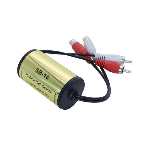 عازل ضوضاء بحلقة أرضية RCA ستيريو 2 قناة مضخم صوت للسيارة، فلتر ضوضاء، مخفض صوت مخفض للصوت لنظام صوت السيارة، وحدة رأس ستيريو للسيارة، أمبير، القضاء على صوت طنين حلقة الأرض in Kuwait